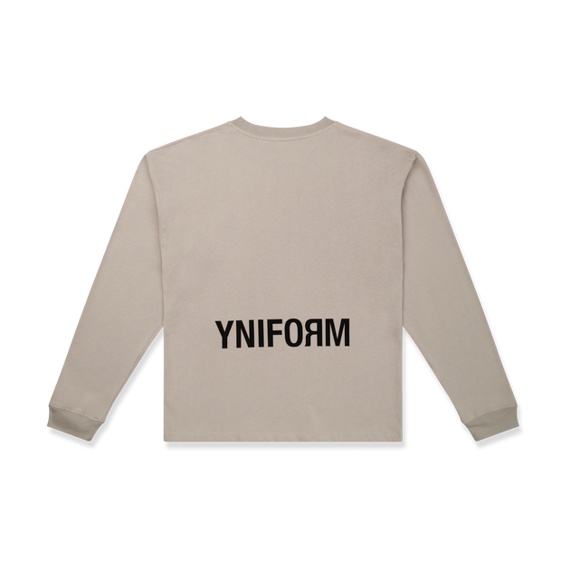 GANG Greige Long Sleeve T-Shirt
